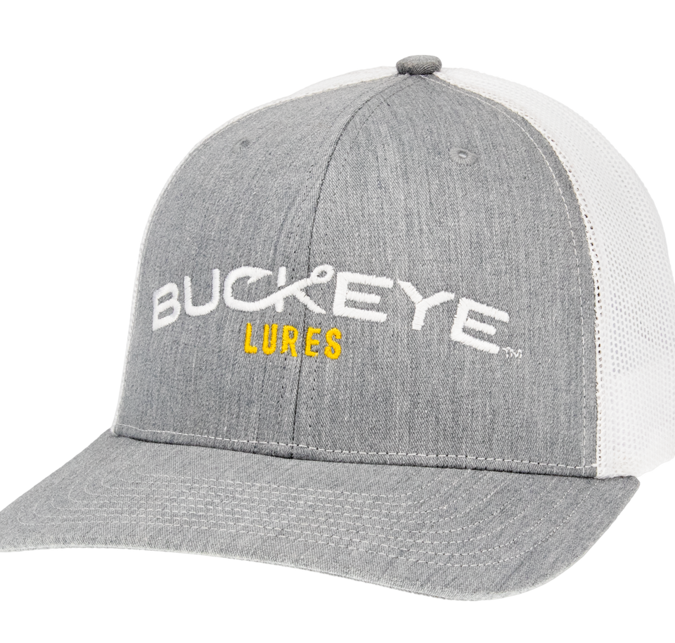 Buckeye Snapback Hat Grey/white