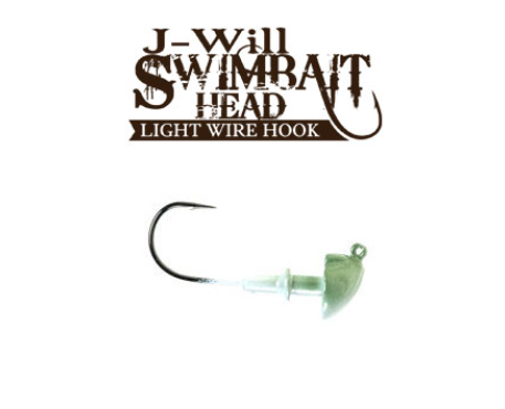 J-Will Swimbait Head Light Wire - Buckeye - Buckeye Lures