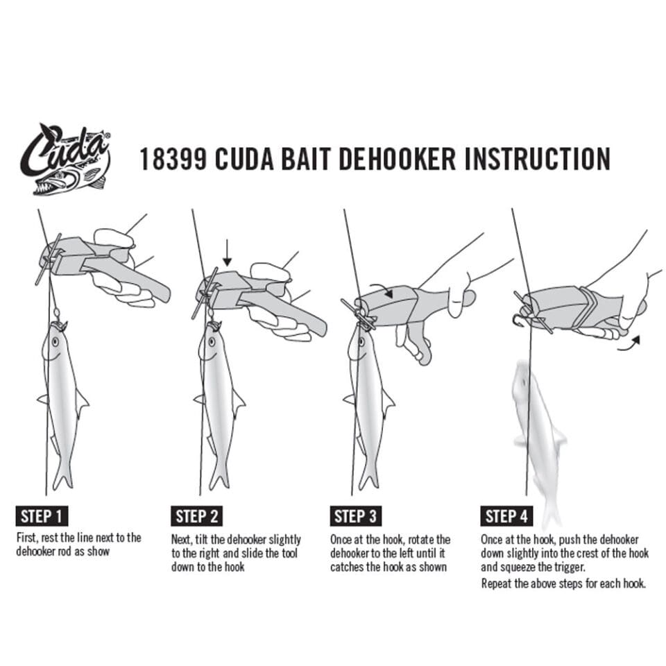 Cuda Bait Dehooker (designed for Sabiki® rigs) - Tag Stick - Cuda