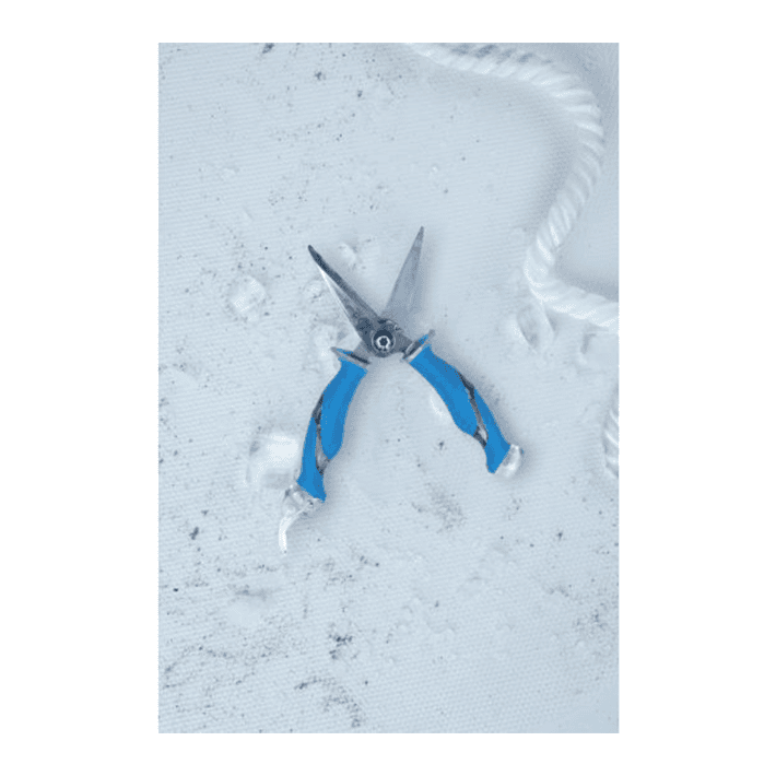 Cuda Titanium-Bonded Fishing Scissors with Micro Serrated Edges One Size