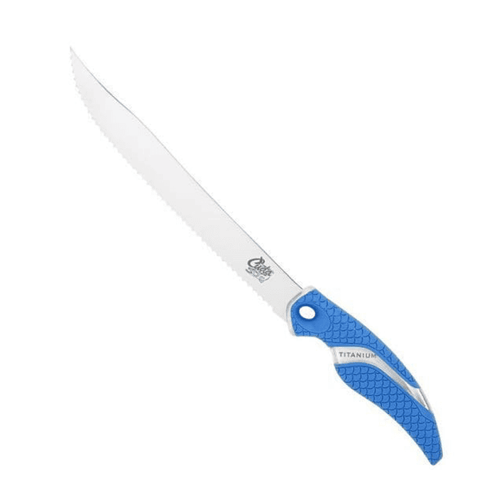Cuda 9" Titanium Bonded Serrated Knife