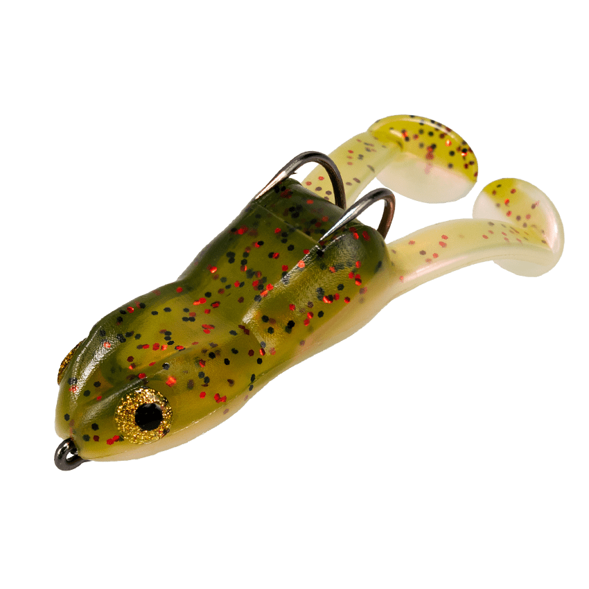 Ribbit Top Toad, Rigged, 2/pk Watermelon Red Pearl