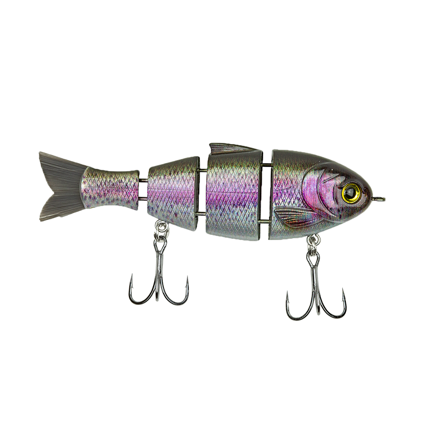 Bucca Baby Bull Shad 3.75" / 1/2 Oz / Rainbow Trout #6 (1 Pack)